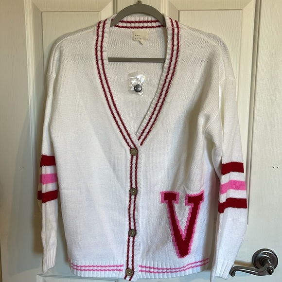 Vici dolls V day varsity cardigan - Picture 7 of 9